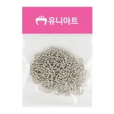 유니아트 (쇠재료) 군번줄 은색 70cm (4개입)