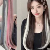 컬러 헤어피스 10color 브릿지 컬러가발 펄컬러