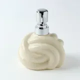 모던 쉐입 세라믹 디스펜서(320ml) 크림 욕실디스펜서