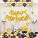 해피조이 LED조명 이벤트 호일풍선 생일파티 풍선세트