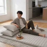 순면100 세라지오 거실 바닥 침실 잠자리 토퍼 싱글 1인용