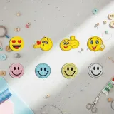 8개 스마일 와펜 전용 세트 패치 패브릭 디자인 열부착