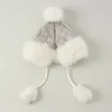 따듯한 방울 모자(그레이) 겨울모자
