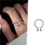 우정 커플링 얇은 레이어드 데일리 포인트 선물 꽈배기 약지 너클 기념 큐빅 새끼 엄지 중지 검지 드롭
