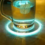 홈파티 원형 LED 컵받침 테이블웨어 LED컵코스터