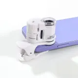 60배율 LED 스마트폰 현미경 휴대폰렌즈 확대경