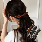 여성 데일리 외출 바나나핀 포니테일 헤어핀 URK-1010583