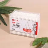 나무 면봉 200p 일회용 양면 화장면봉