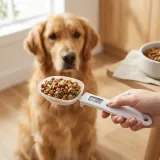 펫그램 디지털 사료 계랑스쿱 강아지 고양이 사료스푼