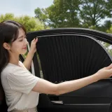 차량 햇빛가리개 마그네틱 블라인드 4p 세트 자동차 커튼