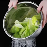 304스텐 세척볼 채반(26cm) 과일세척바구니