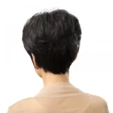 인모 볼륨 숏컷 통가발 여성커트가발 블랙