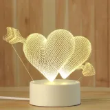 큐피드의화살 아크릴 무드등 3d 입체 착시 감성조명등