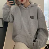 work 후드티 오버핏 캐주얼 후드 티셔츠 후드티셔츠 여자후드티