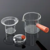 우드핸들 내열유리 차포트(400ml) 티팟