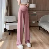 임산부 임부복 여성 와이드 여름 쿨링 츄리닝 팬츠 바지