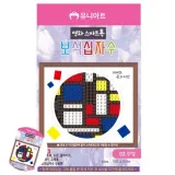 보석십자수DIY 비즈아트 비즈공예키트 어린이십자수 초등십자수 구성 스마트톡 보석십자수