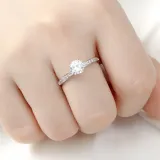 [비쥬홀릭] 실버925 백금도금 글램샤인 오픈링 반지