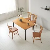 디포랙 고무나무 4인 식탁 세트