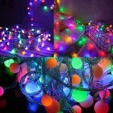 LED 컬러 앵두전구 20구 3m (건전지타입)