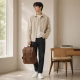 벤티지 클래식 가죽 백팩빈티지 직장인