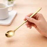 미라주 304 스텐 롱티스푼 17cm 홈카페 머들러 골드