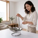 주방 조리도구 스테인리스 조리용 국자 조리 기구 스탠드 주방정리대
