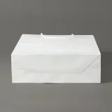 심플 무지 세로형 종이 쇼핑백 5p(30x40cm) (화이트)