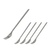 스텐 티포크 심플 디저트 식기포크 14cm