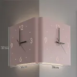 인테리어 양면 센서등 무소음 벽시계 03(색상)