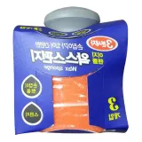 왁스스펀지 자동차세차스펀지 세차핸들 3분세차 3p