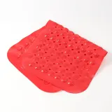 타일흡착 미끄럼방지 욕실매트(36x70cm) (레드)