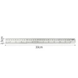 양면 눈금 스틸자 재단 제도용 스텐 컷팅자 30cm