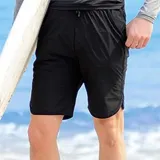 남성 래쉬가드 반바지 남성 비치 웨어 반바지 물놀이 서핑 수영복 여름 트레이닝 피트니스 활동복 물빠짐