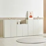 디포랙 화이트 높은 수납장 800