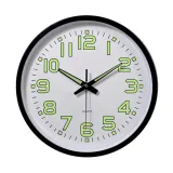 타임글로우 원형 야광 벽시계/거실 디자인 벽걸이시계