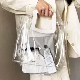 가로 토트백 투명 PVC
