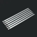 스트롱강 304스텐 케이블타이 200mm 100개 스틸타이