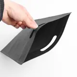 컬러 부직포 가방 10p(25x35cm) (블랙) 선물쇼핑백