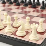 브레인월드 두뇌훈련 휴대용 접이식 자석 체스