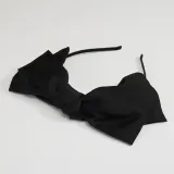 [엔젤슈슈] 새틴 왕 리본 헤어밴드 헤어액세서리