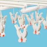 자바라 빨래집게 건조대(14p)/ 접이식 속옷건조대