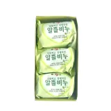 말표)알뜰비누 오이 140g x 3입 야자유 오일 화장비누