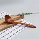 로즈우드 옻칠 국자(대) 나무국자
