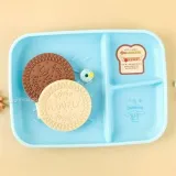 식판 어린이 식판 3칸 3구 어린이 아동 유아 플레이트 영유아 분할 간식 접시