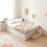 가구산책 대용량 높은수납침대Q 빅서랍 SET DN7040