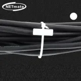 NETmate 25x200mm 네임 케이블 타이 화이트 1000EA