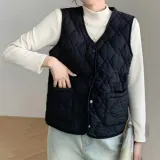 경량 패딩 조끼 2개 간절기 다운 누빔 홈웨어 2종 세트
