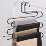 바지걸이 5단 옷장 정리 홀더 S 논슬립 행거
