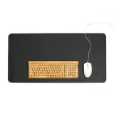 파스텔 휴대용 가죽 데스크 매트(블랙) 책상패드